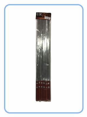 Stainless Steel BBQ Skewer/ Wooden Handle