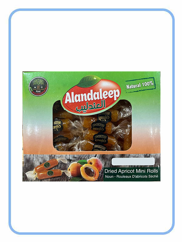 Andaleeb Dried Apricot Wrapped Pieces Rolls "Mini"/ Different size available