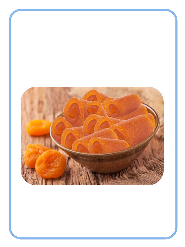 Andaleeb Dried Apricot Wrapped Pieces Rolls "Mini" Light / Different size available